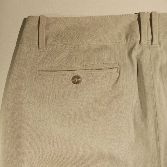 BANANA REPUBLIC Trousers  sz 12P  Light Heather Gray   Contoured Fit  Pants  EUC - Picture 9 of 12